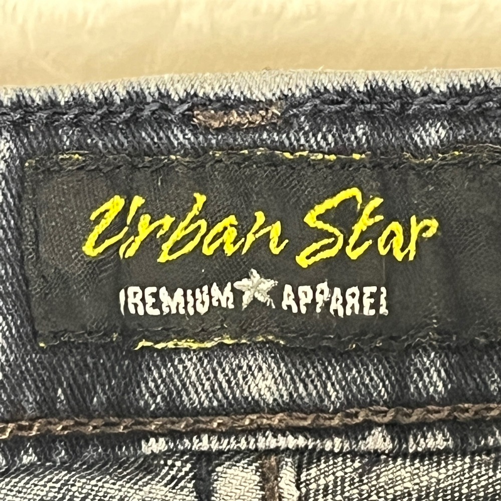 Urban Star Jeans Men 38x30 Blue Premium Apparel Straight Leg Stretch Denim - Picture 2 of 14